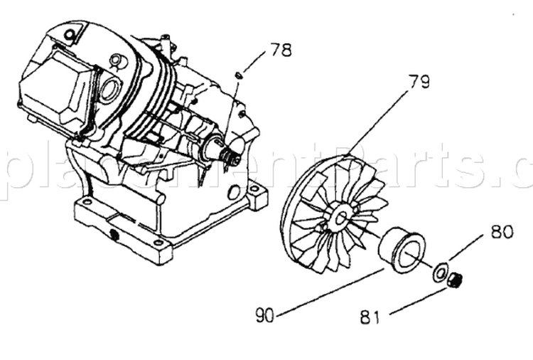 Page E Diagram and Parts List for 9782-4  Briggs and Stratton Generator
